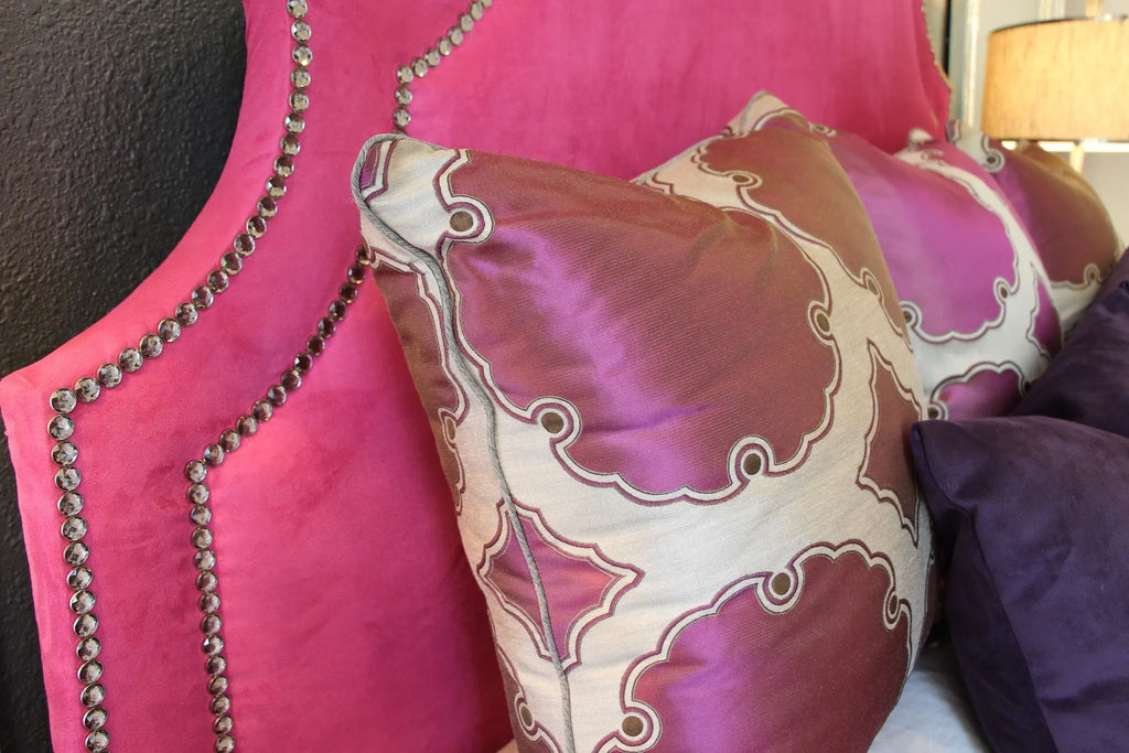 Back to the Furniture, or “How I Fast-Forwarded This Bedroom from the Year 2002!” Diamond Head Upholstery Tack