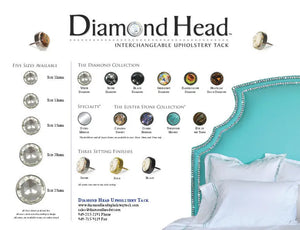 Sample Boards Diamond Head Upholstery Tack