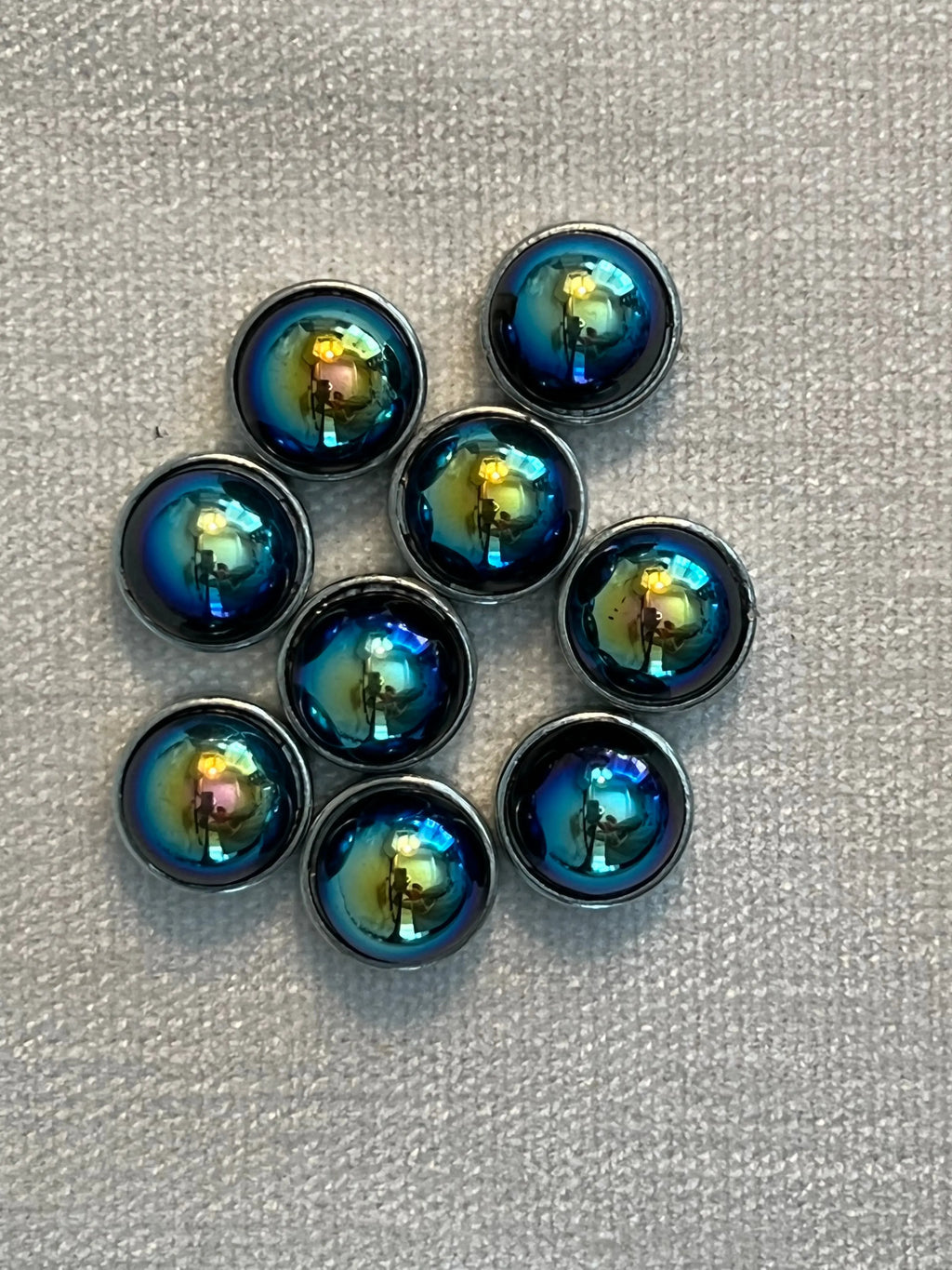 Abalone Shell Cabochon Stone Diamond Head Upholstery Tack