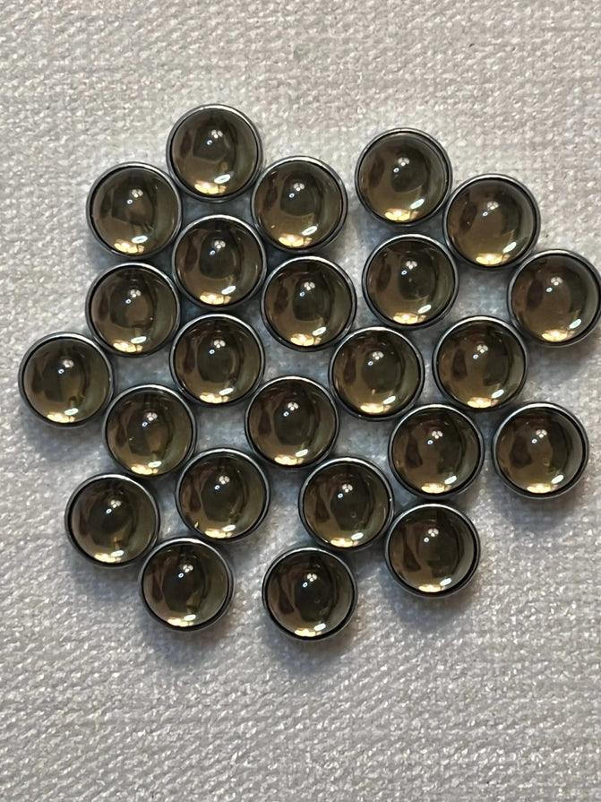 Black Olive Cabochon Stone Diamond Head Upholstery Tack