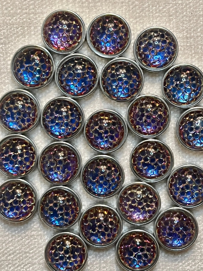 Cosmic Bubble Cabochon Stone Diamond Head Upholstery Tack