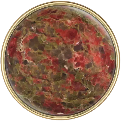 Epidote Natural Stone Diamond Head Upholstery Tack