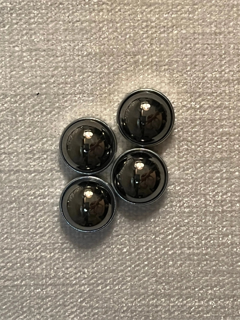Genuine Hematite Cabochon Stone Diamond Head Upholstery Tack