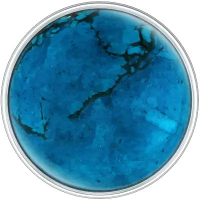 Howlite Turquoise Diamond Head Upholstery Tack