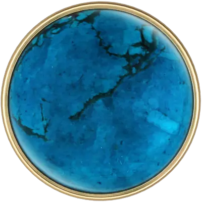 Howlite Turquoise Diamond Head Upholstery Tack