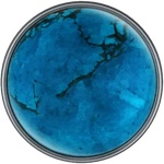 Howlite Turquoise Diamond Head Upholstery Tack