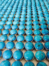 Howlite Turquoise Diamond Head Upholstery Tack