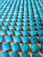 Howlite Turquoise Diamond Head Upholstery Tack