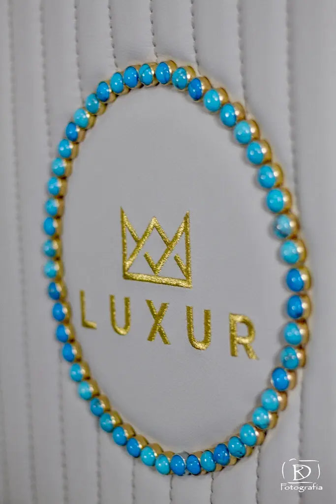 Howlite Turquoise Diamond Head Upholstery Tack