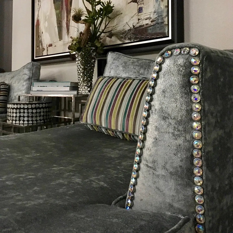 Iridescent Diamond Diamond Head Upholstery Tack