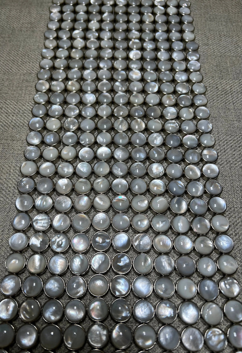 Mother of Pearl Natural Stone Diamond Head Upholstery Tack