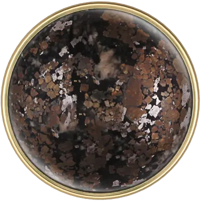Pyrite Natural Stone Diamond Head Upholstery Tack
